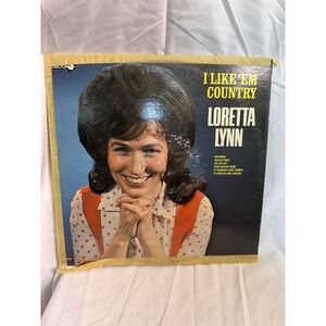 Loretta Lynn - I Like 'Em Country LP Record  Decca Country 33 RPM